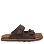MENS BURNHAM SLIDE SANDAL - BROWN