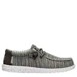 MENS WALLY STRETCH SOX SLIP ON SNEAKER - GREEN