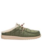 MENS WALLY SLIP CAMP NYLON SLIP ON SNEAKER - GREEN
