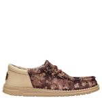 MENS WALLY SLIP ON SNEAKER - BROWN