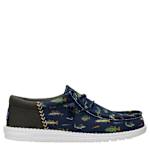 MENS WALLY SLIP ON SNEAKER - BLUE