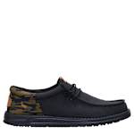 MENS WALLY SLIP ON SNEAKER - BLACK