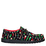 MENS WALLY SLIP ON SNEAKER - BLACK