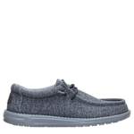 MENS WALLY STRETCH JERSEY SLIP ON SNEAKER - GREY