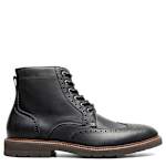 MENS REDFORD WINGTIP LACE-UP BOOT - BLACK