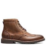 MENS REDFORD WINGTIP LACE-UP BOOT - BROWN