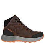 MENS ALPINE RIDGE MID WATERPROOF HIKING BOOT - DARK BROWN