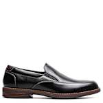 MENS FITZ FLEX MOC TOE VENETIAN LOAFER - BLACK