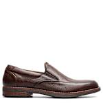 MENS FITZ FLEX MOC TOE VENETIAN LOAFER - BROWN