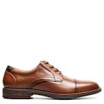 MENS FITZ FLEX PLAIN TOE OXFORD - COGNAC