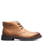 MENS BRADY PLAIN TOE LACE-UP BOOT - TAN