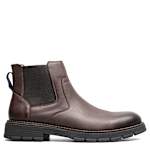 MENS BRADY PLAIN TOE CHELSEA BOOT - BROWN