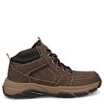 MENS ROYCE CASUAL LACE UP BOOT - DARK BROWN