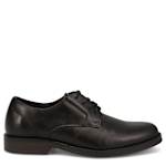 MENS BRIDGEPORT SLIP RESISTANT OXFORD WORK SHOE - BLACK