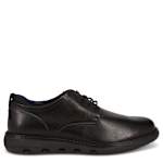 MENS BRIDGES SLIP RESISTANT OXFORD WORK SHOE - BLACK