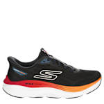 MENS SLIP INS MAX CUSHIONING MAX RUN SNEAKER - BLACK
