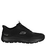 MENS SLIP-INS SUMMITS- LEYFTER  SNEAKER - BLACK