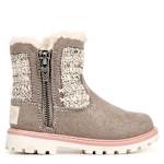 GIRLS TODDLER-LITTLE KID KENDAL FUR BOOT - GREY