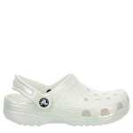 GIRLS LITTLE-BIG KID CLASSIC GLITTER CLOG - WHITE