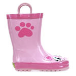 GIRLS TODDLER CHLOE KITTY RAIN BOOT - PINK