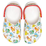 BOYS TODDLER POKEMON CLASSIC CLOG - WHITE
