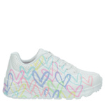 GIRLS LITTLE-BIG KID JGOLDCROWN UNO LITE SNEAKER - WHITE