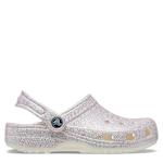 CROCS GIRLS TODDLER CLASSIC GLITTER CLOG - PINK