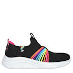 GIRLS LITTLE-BIG KID ULTRA FLEX SLIP ON SNEAKER - BLACK
