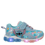 DISNEY GIRLS TODDLER-LITTLE KID STITCH LIGHT UP SNEAKER - PALE BLUE