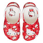 GIRLS TODDLER HELLO KITTY CLASSIC CLOG - RED