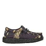 HEYDUDE BOYS WALLY TODDLER REALTREE SLIP ON SNEAKER - BLACK