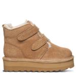 GIRLS LITTLE-BIG KID RETRO LARISA YOUTH FUR BOOT - COFFEE