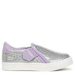 GIRLS MADISON TODDLER SLIP ON SNEAKER - SILVER
