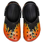 BOYS LITTLE-BIG KID CLASSIC PRINT CLOG - BLACK