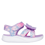 GIRLS TODDLER JUMPSTERS SANDAL BUTTERFLY LIGHT UP SANDAL - WHITE