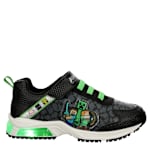 BOYS LITTLE KID MINECRAFT LIGHT UP SNEAKER - BLACK