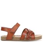 GIRLS TODDLER-LITTLE KID GAIA-T SANDAL - BROWN