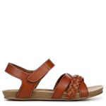 GIRLS LITTLE-BIG KID GAIA-K SANDAL - BROWN