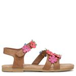 GIRLS LITTLE-BIG KID SUNFLOWER-K SANDAL - TAN