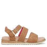 GIRLS LITTLE-BIG KID ISLAND GLOW SANDAL - COGNAC