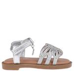 GIRLS TODDLER SANDAL - SILVER