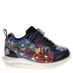 BOYS TODDLER-LITTLE KID MARVEL SNEAKER - BLACK