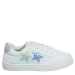 GIRLS LITTLE-BIG KID GLITTERY SNEAKER - WHITE