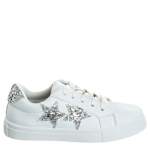 GIRLS LITTLE-BIG KID GLITTERY SNEAKER - WHITE