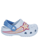 GIRLS TODDLER LIGHT UP STAR CLASSIC CLOG - PALE BLUE