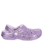 GIRLS LITTLE-BIG KID CLASSIC LINED CHUNKY GLITTER CLOG