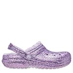 GIRLS TODDLER CLASSIC LINED CHUNKY GLITTER CLOG