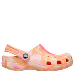 GIRLS LITTLE-BIG KID CLASSIC MARBLE CLOG - CORAL