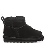 GIRLS TODDLER-LITTLE KID SHORTY FUR BOOT - BLACK