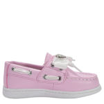 GIRLS TODDLER CHARM BOAT SHOE - PINK